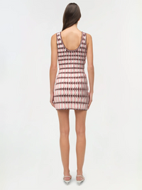 Lorien Scalloped Knit Mini Dress by SIMKHAI - View 2