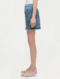 Salix Double Waistband Miniskirt by SIMKHAI - View 3