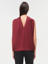 Scarlett Satin Cape Top by SIMKHAI - View 2