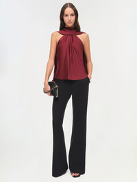 Scarlett Satin Cape Top by SIMKHAI - View 3