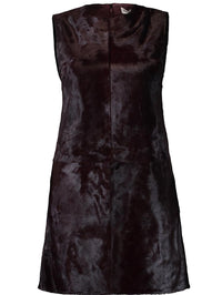 SIMKHAI Sonoma Sleeveless Mini Dress in Fig – Image 1