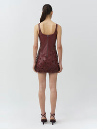 SIMKHAI Talen S/l Midi Dress in Fig – Image 3