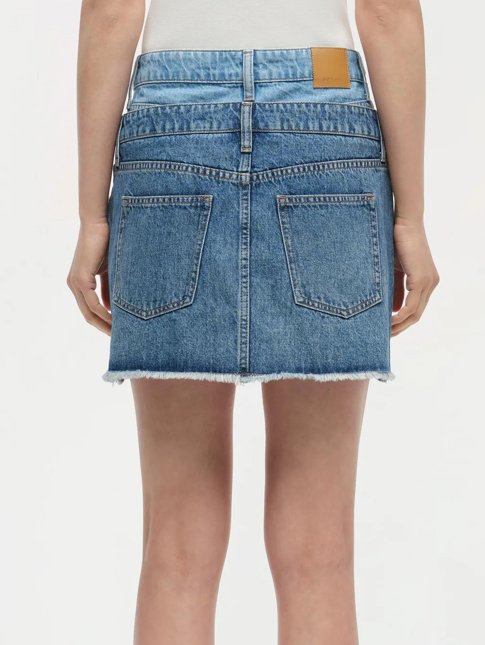 Salix Double Waistband Miniskirt