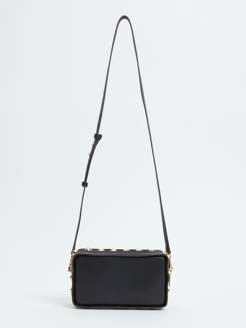 Amaya Studded Calf Leather Camera Bag
