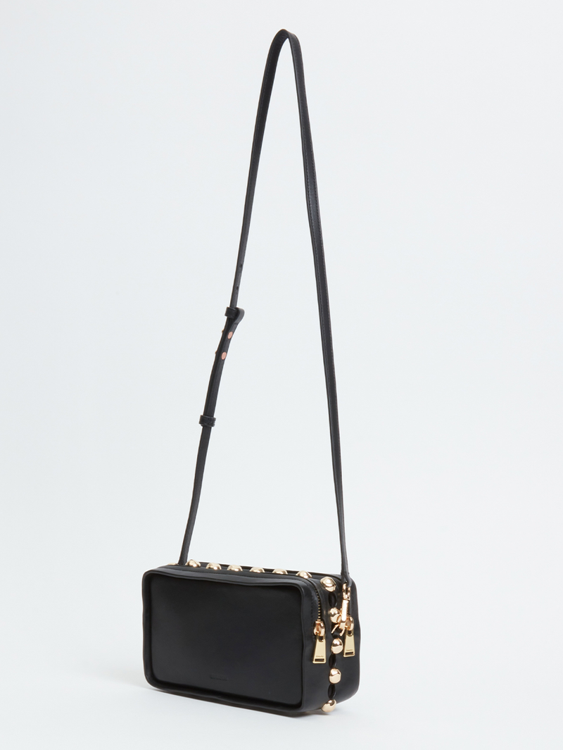 Amaya Studded Calf Leather Camera Bag