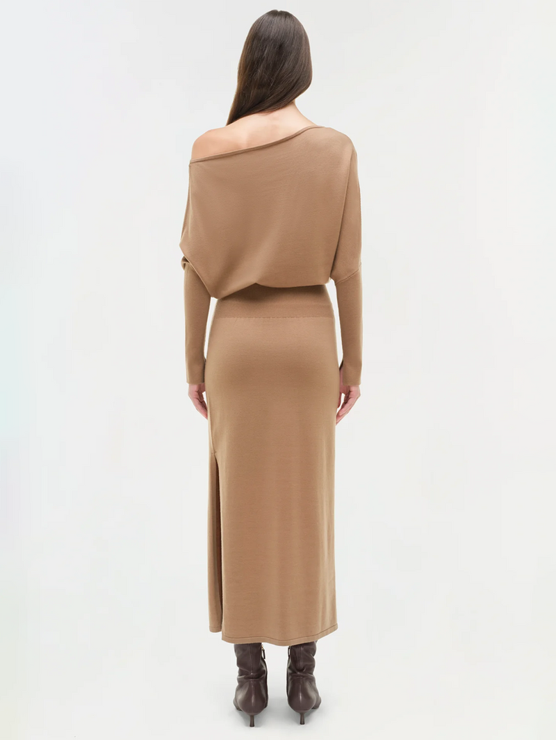 Janese Off Shoulder Midi Dress