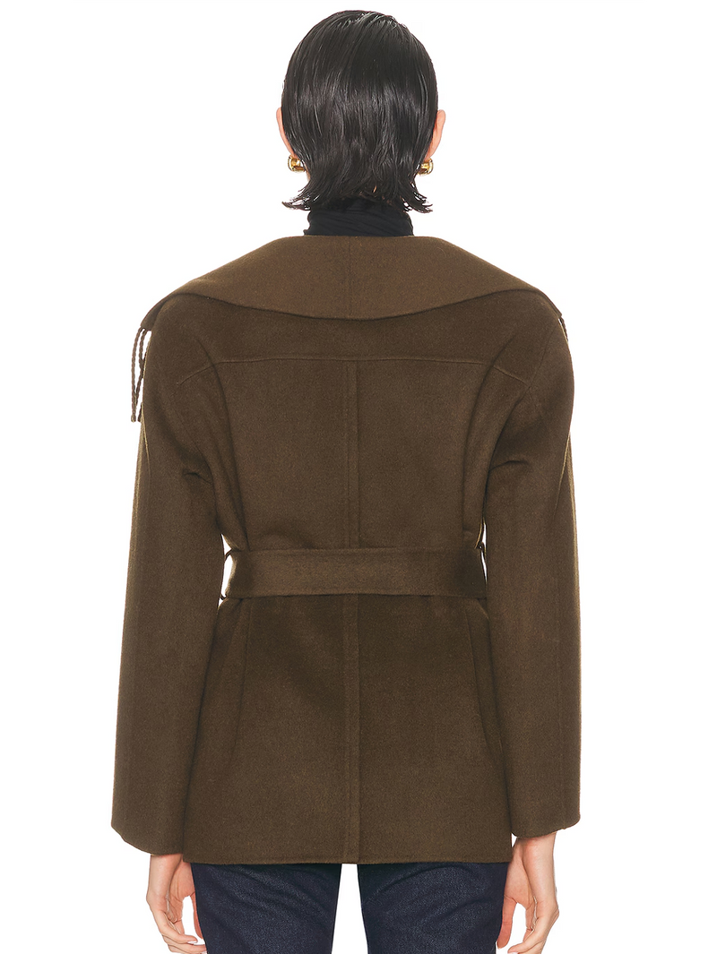 Rowen Fringe Jacket in Alligator
