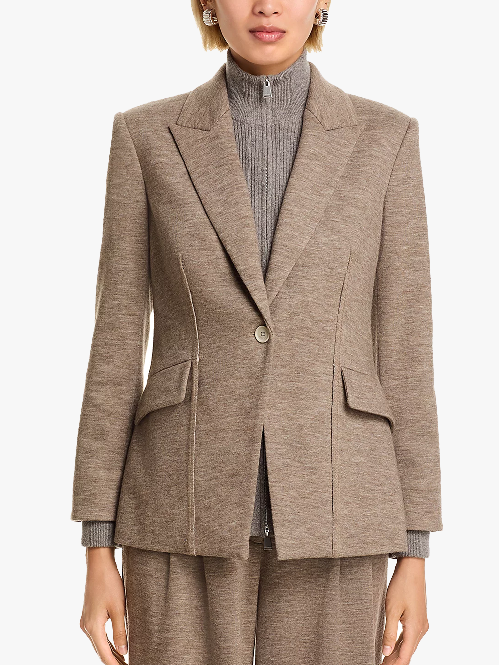 Auden Knit Combo Blazer