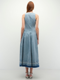 Arin Sleeveless Midi Dress in Myrtos