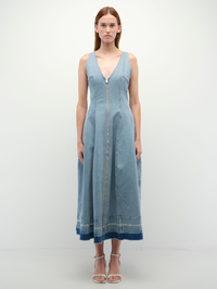 Arin Sleeveless Midi Dress in Myrtos