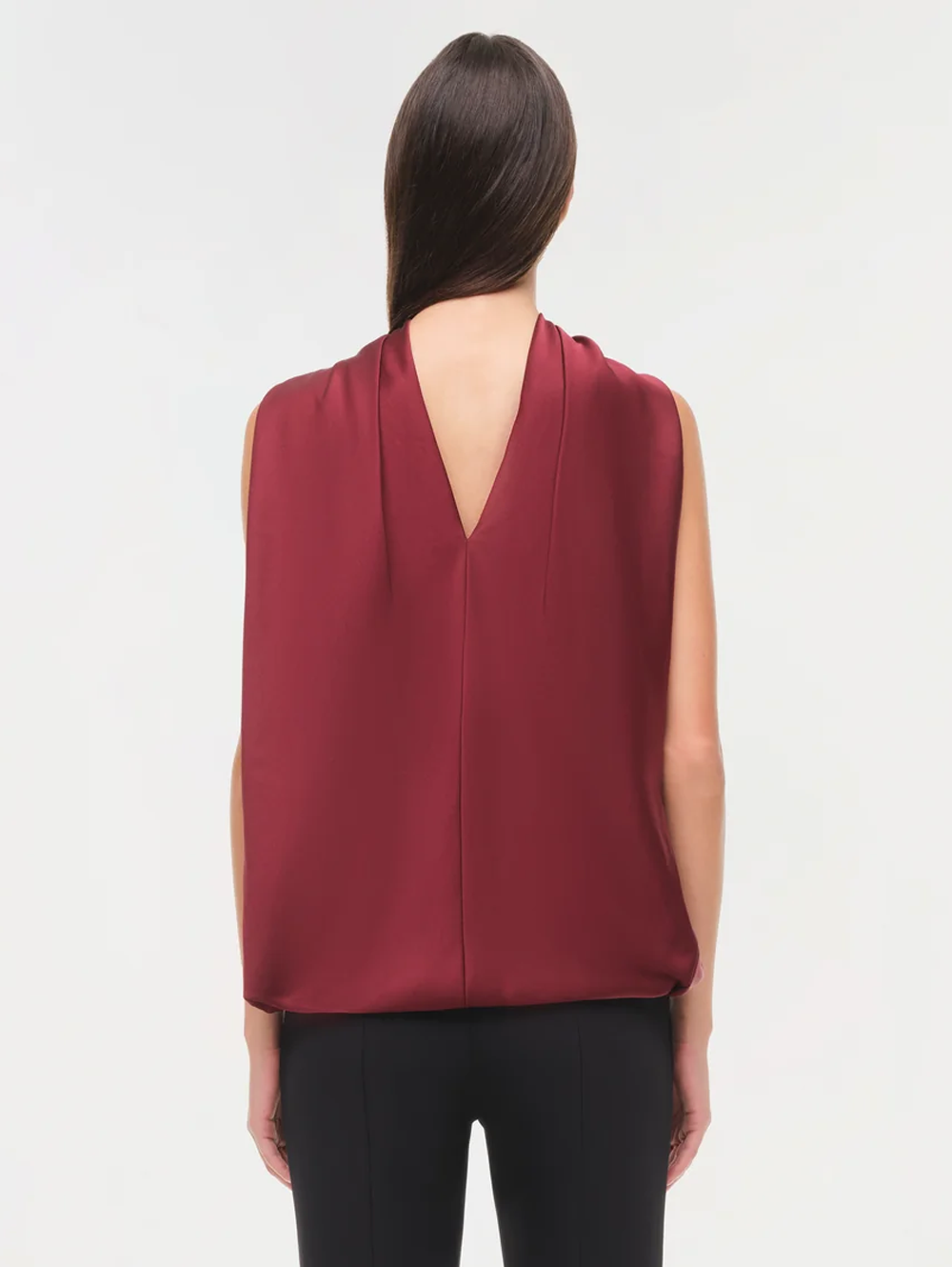 Scarlett Satin Cape Top