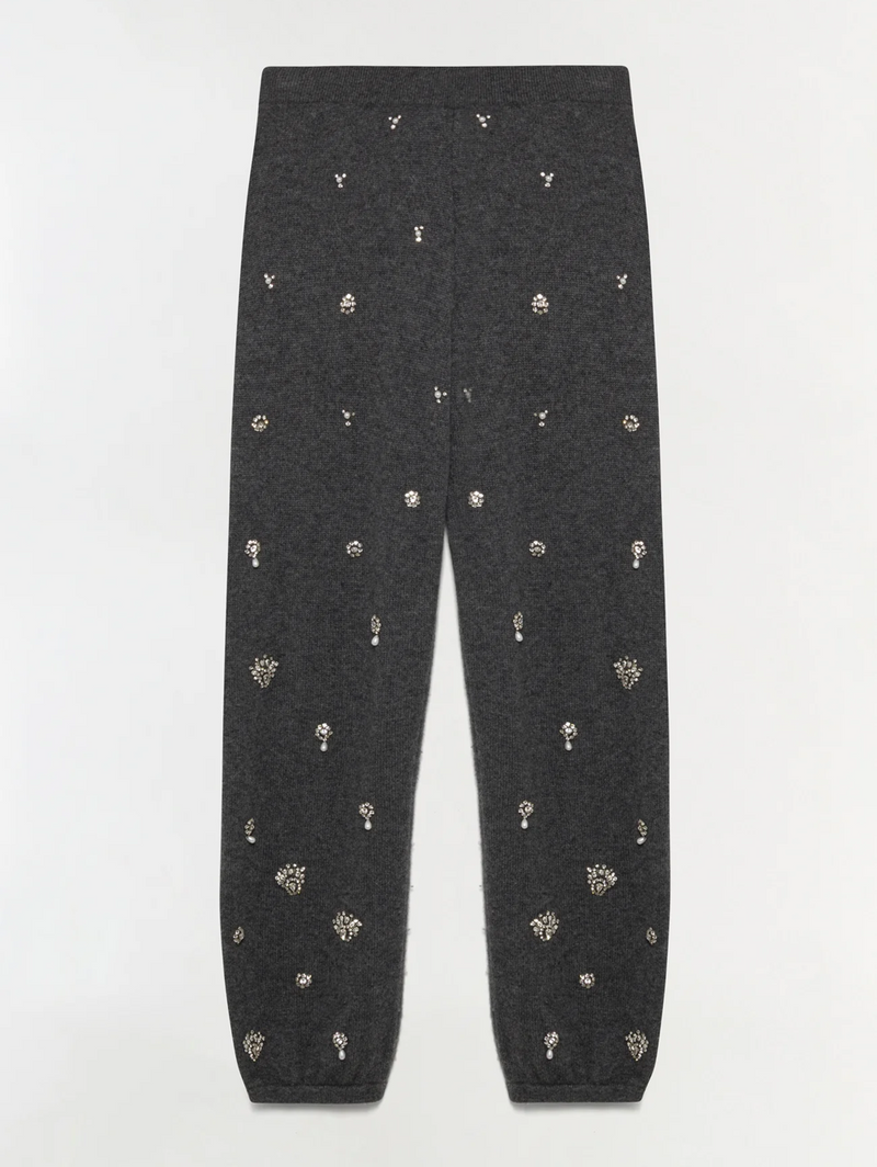 Kandace Embellished Cashmere Jogger