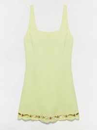 Lindley Studded Linen Midi Dress