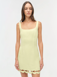 Lindley Studded Linen Midi Dress