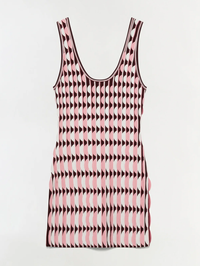 Lorien Scalloped Knit Mini Dress