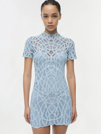 Desiree Macrame Mini Dress