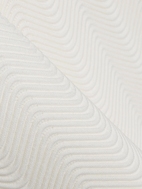 Evalynn Wavy Knit Mini Dress in Ivory
