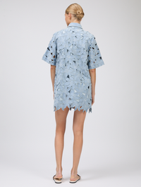 Calyn Mini Shirt Dress in Cetara
