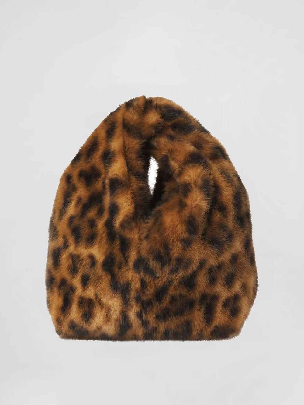 Simone Leopard Faux Fur Bag