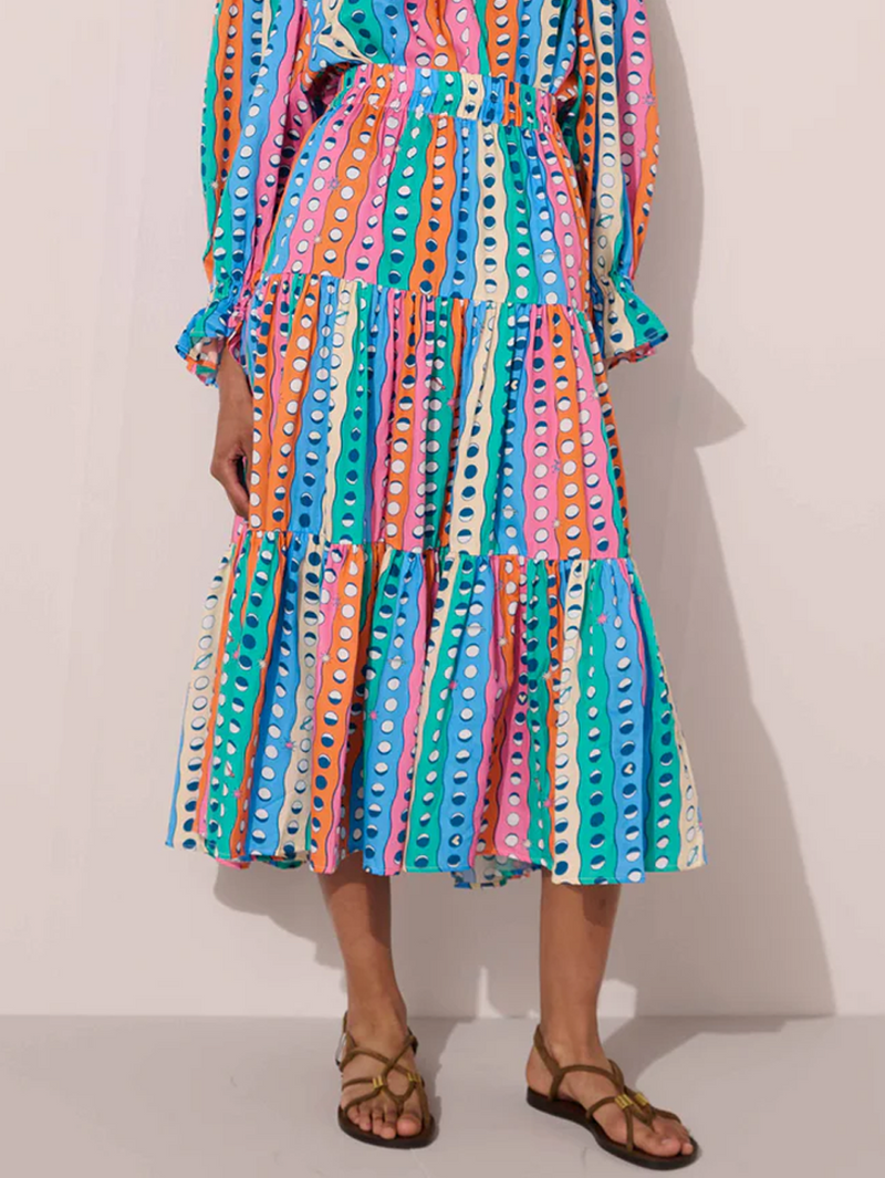 Alexia Embellished Midi Skirt
