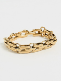 Slim Peneolpe Bracelet In High Gold