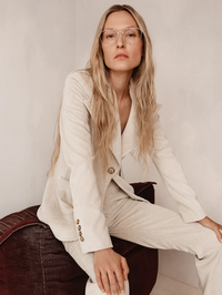 Birch Corduroy Patch Pocket Birkin Blazer by SMYTHE - View 2