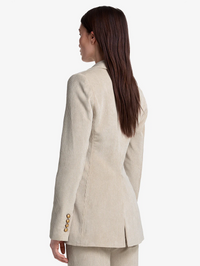 Birch Corduroy Patch Pocket Birkin Blazer by SMYTHE - View 3