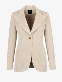 Birch Corduroy Patch Pocket Birkin Blazer by SMYTHE - View 8