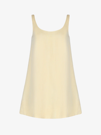SMYTHE Butter Mini Shift Dress in BUTTER – Image 6