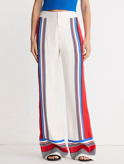 Graphic Red Fluid Pant