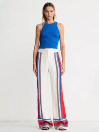 Graphic Red Fluid Pant by SMYTHE - View 2