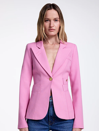 Rethink Pink Classic Duchess Blazer by SMYTHE - View 3