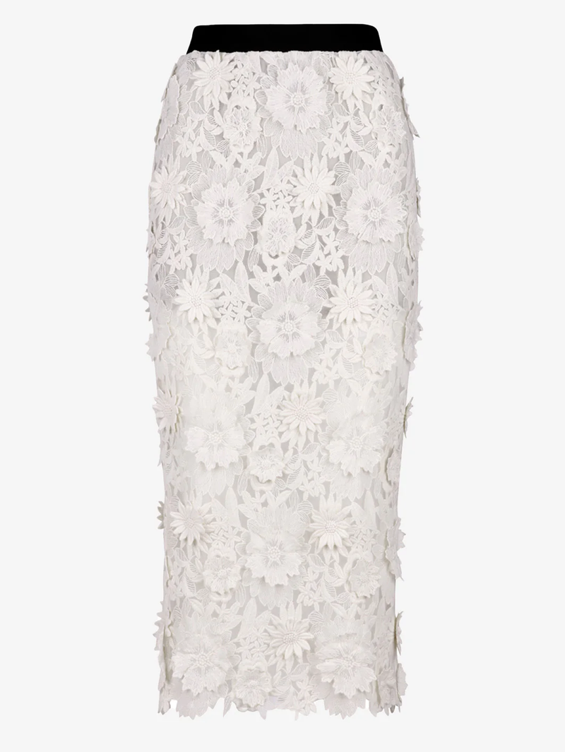 Applique Pencil Skirt