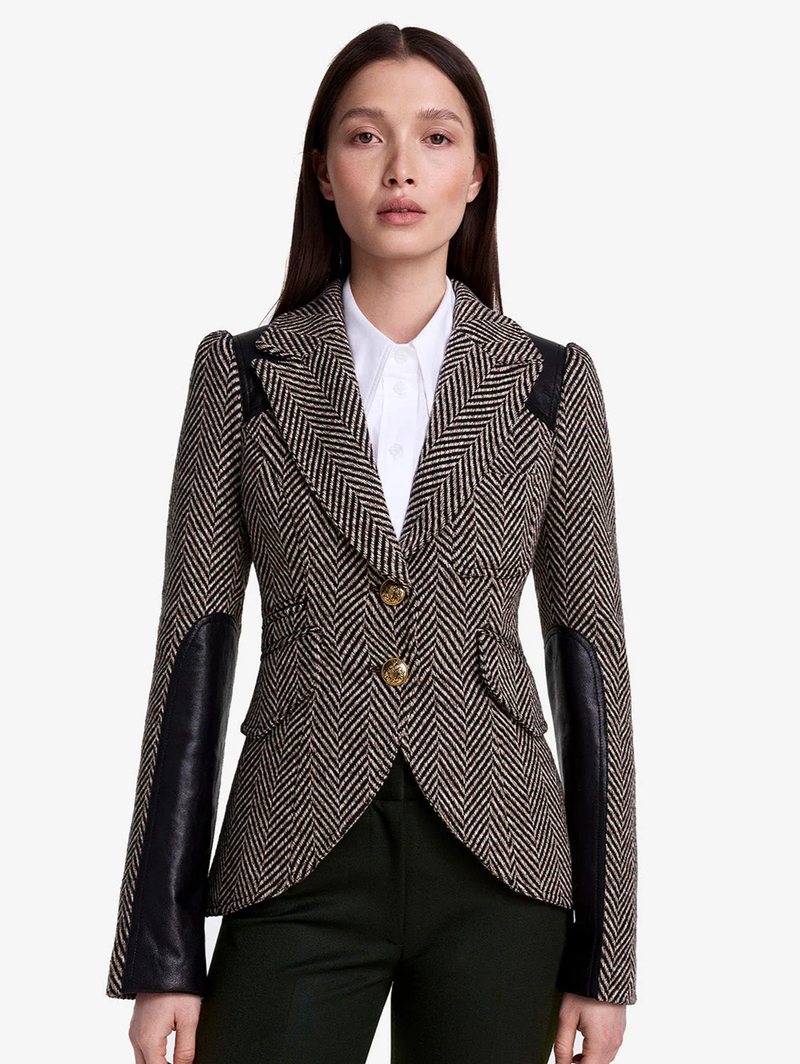 Saddle-Patch Equestrian Blazer