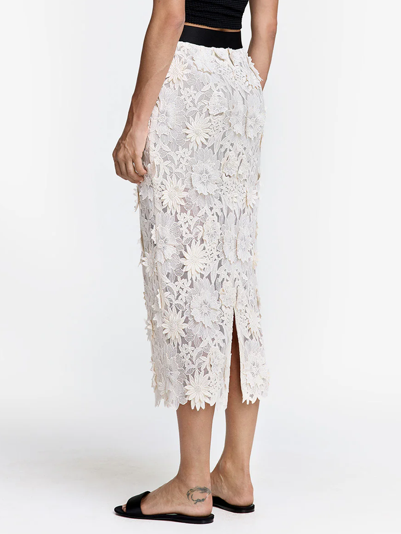 Applique Pencil Skirt