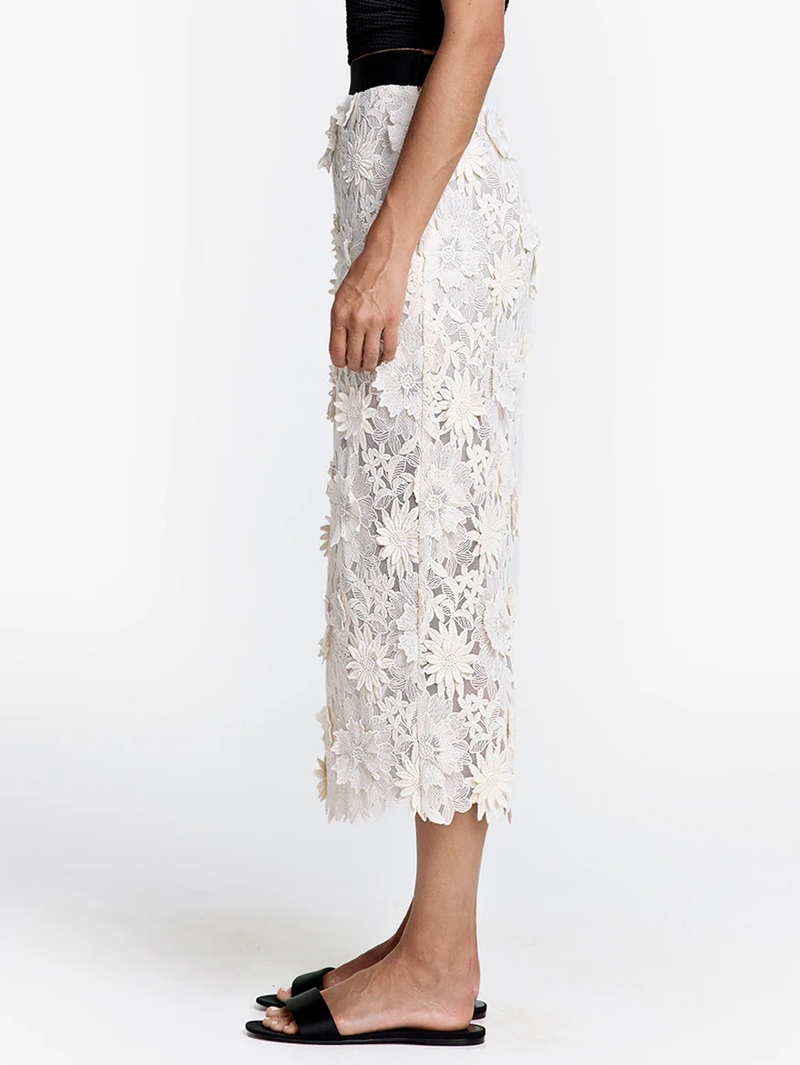 Applique Pencil Skirt