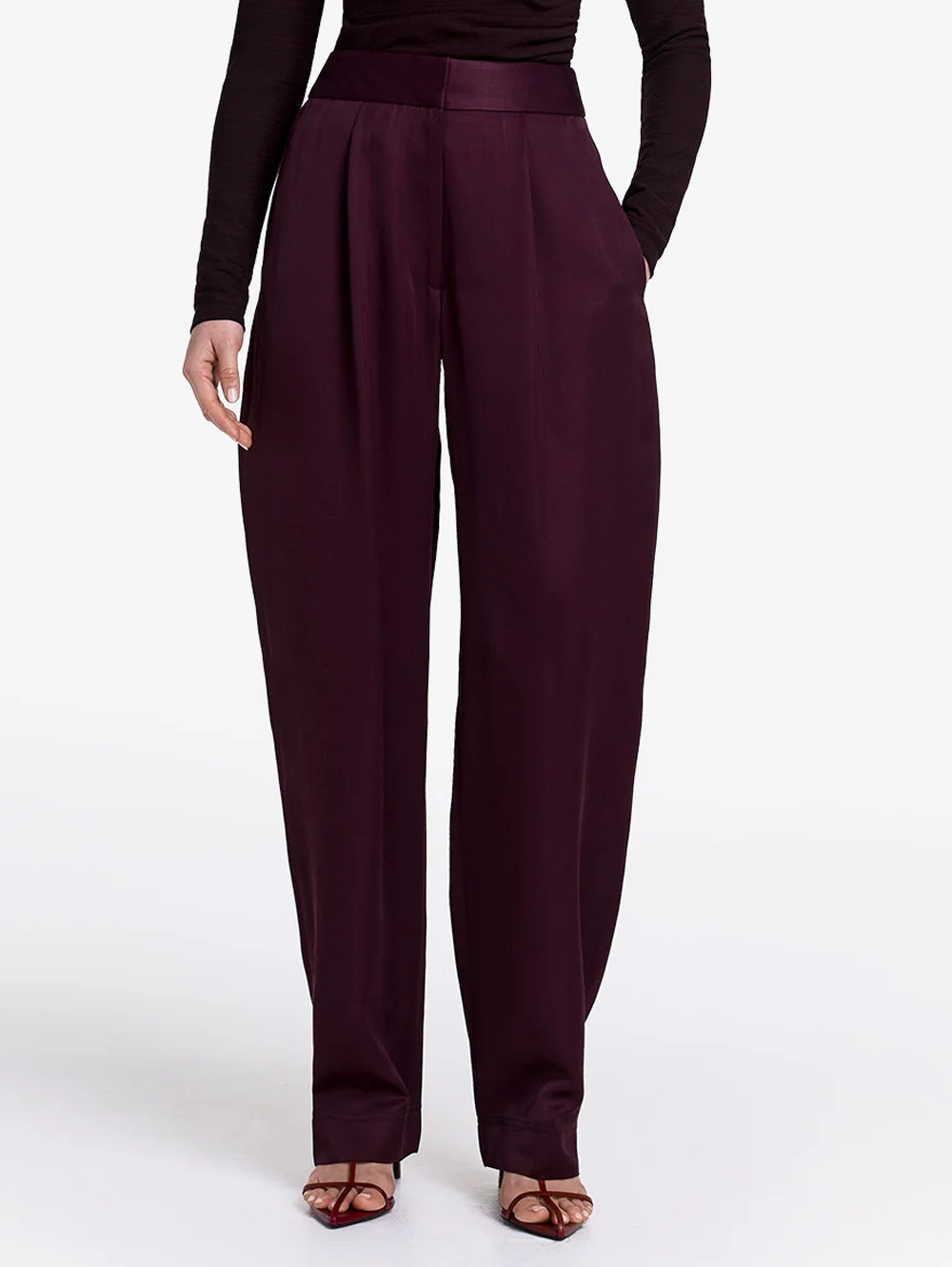 Raisin Tapered Pleated Pant
