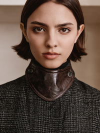 Charcoal Glen Check Tailored Boyfriend Blazer