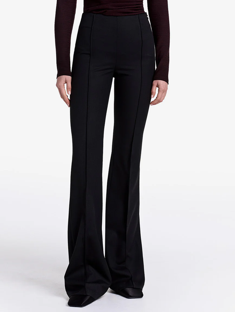 Pintuck Flare Pant