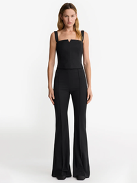 Pintuck Flare Pant