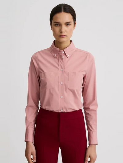 Button Down Shirt in Vintage Rose