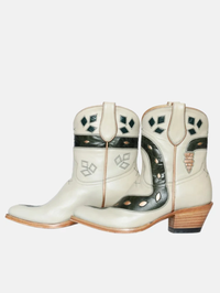 Sneaky Snake Women's Cowboy Boot in Cream