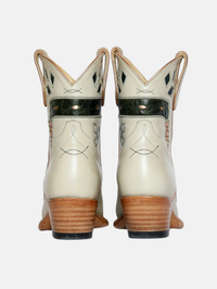 Sneaky Snake Women's Cowboy Boot in Cream