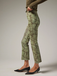 Ankle Flare Pant in Anaconda Green