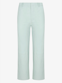 Leather Baggy Cropped Trousers by SPRWMN - View 3
