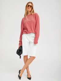 Leather Bermuda Shorts by SPRWMN - View 4