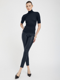 Midnight Leather Ankle Legging by SPRWMN - View 4