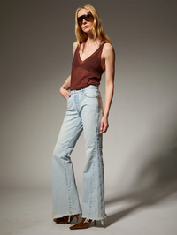 Patch Flare Denim in Farah by SPRWMN - View 3