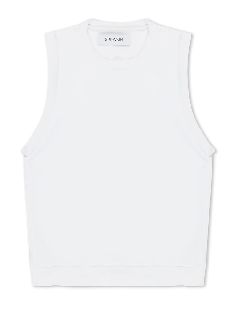 White Shrunken Vest