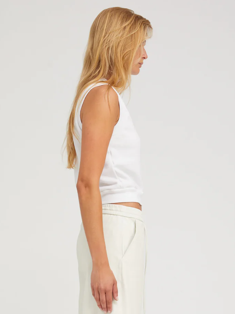 White Shrunken Vest